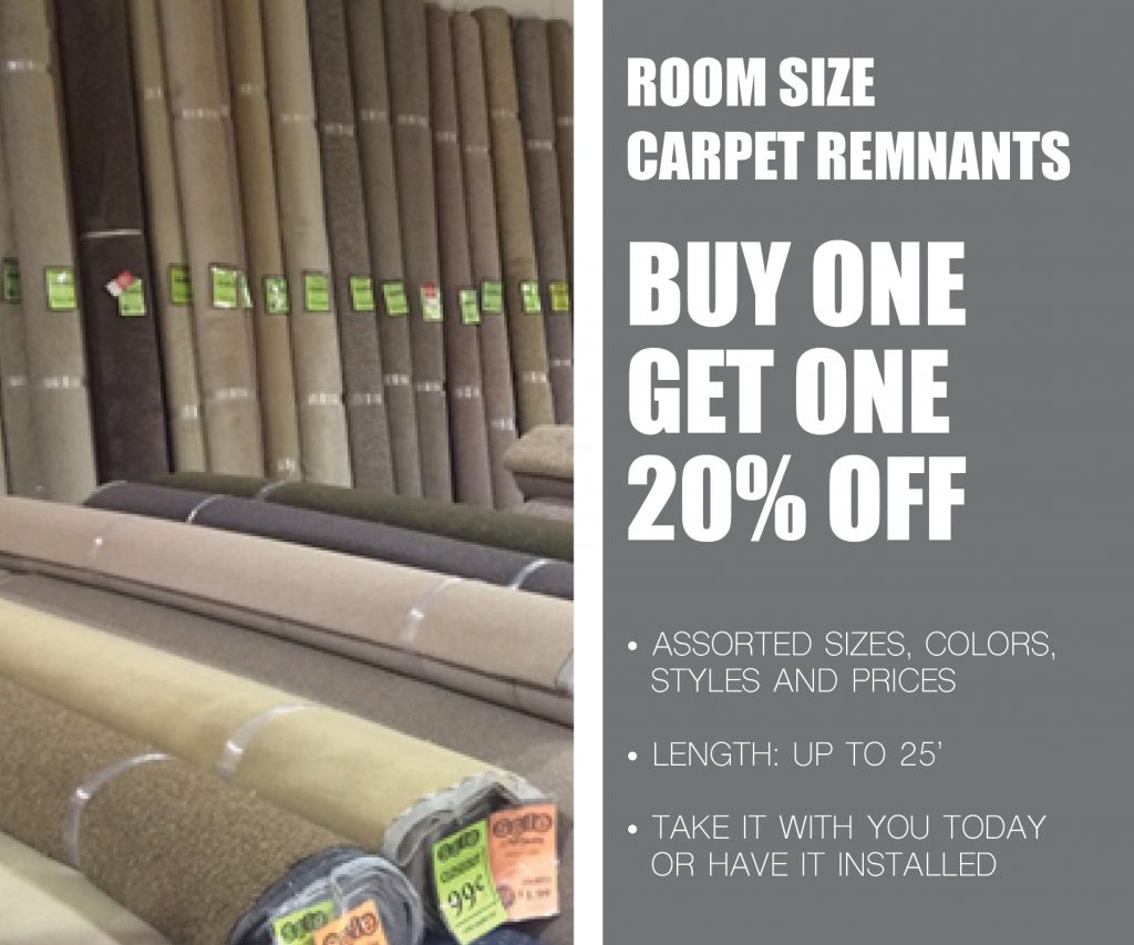 Room size carpet remnants | McSwain Carpet & Floors