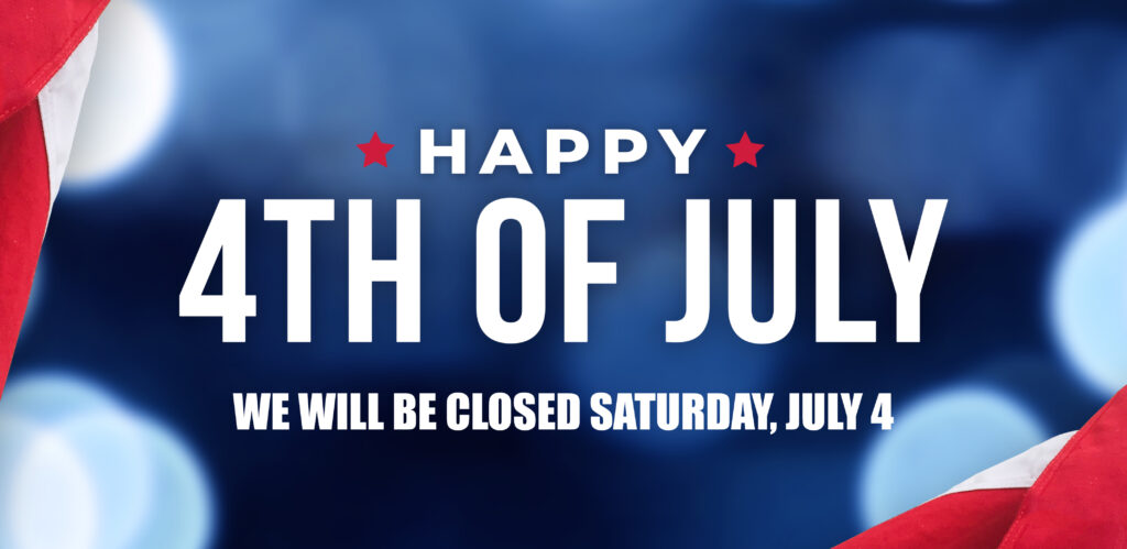 July 4 closed