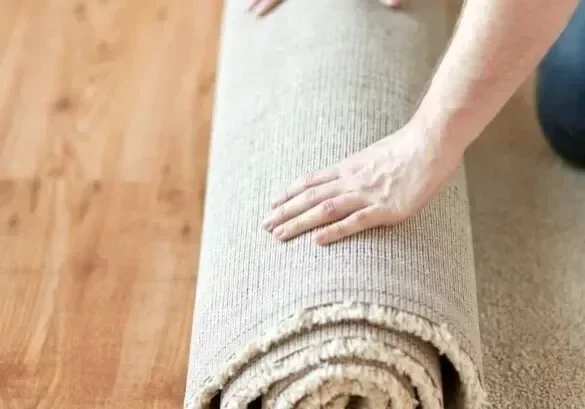 lady-chilling-on-carpet